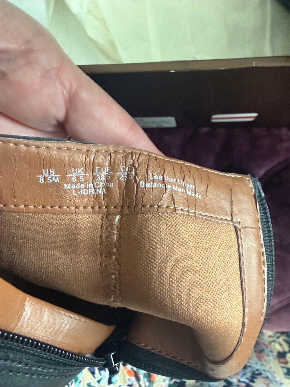 Franco Sarto Black Leather Buckle Ankle Boots - Picture 6 of 7